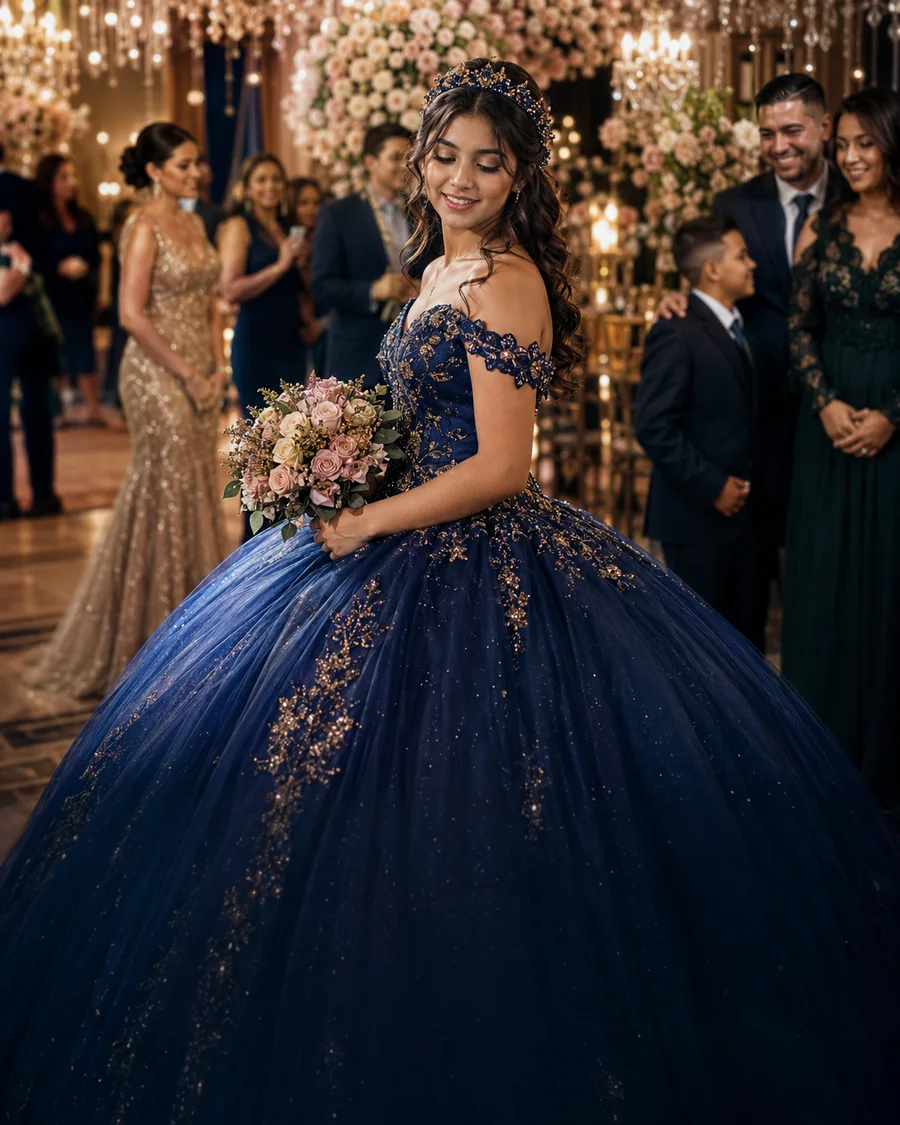 Celebración elegante de quinceañera