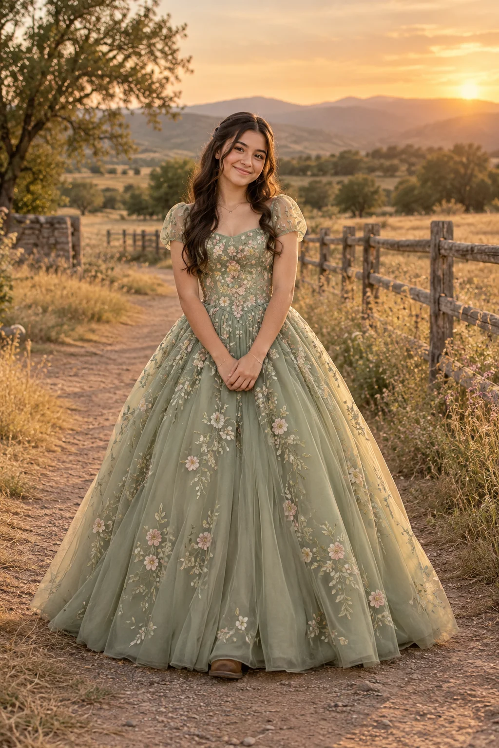 Retrato de la quinceañera