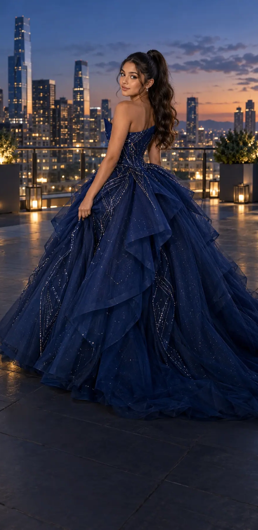Retrato final de la quinceañera